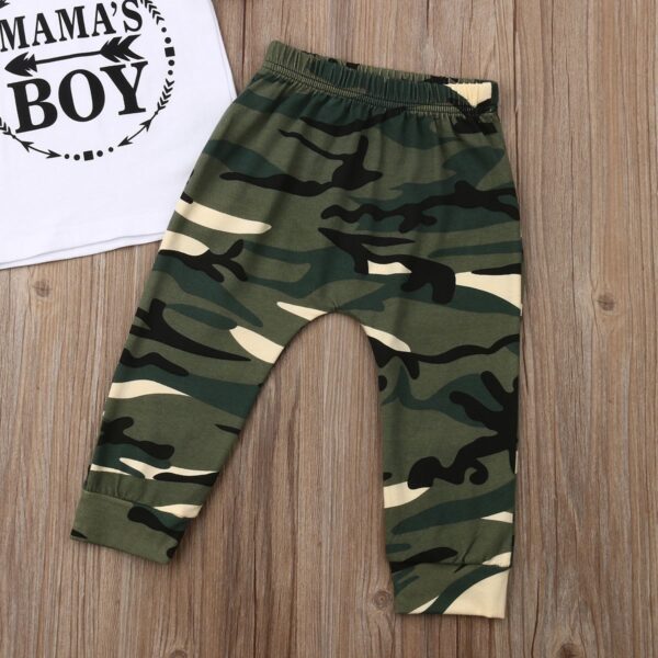 Summer  Boy Clothes Cotton T-Shirt Pants - Image 6