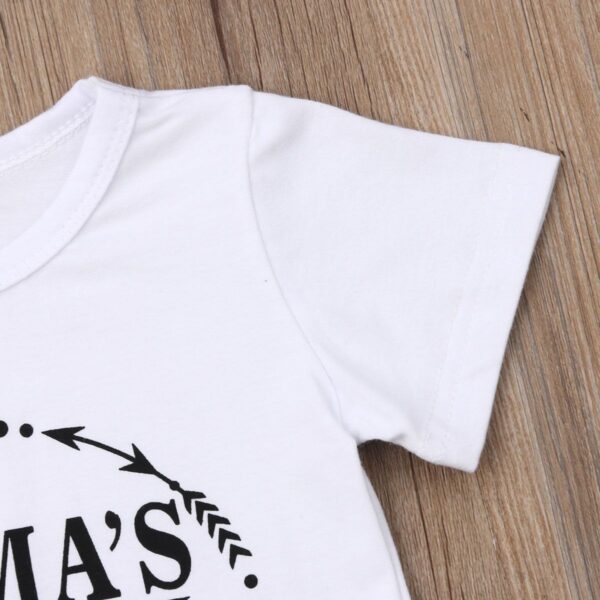 Summer  Boy Clothes Cotton T-Shirt Pants - Image 5