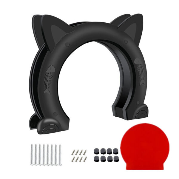Round Cat Door Hole Puppy Door Pet Free Access Door - Image 3