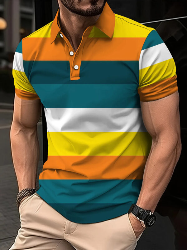 Fashion Digital Printing Men's Business Casual Top - Image 2