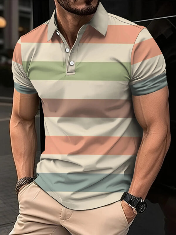 Fashion Digital Printing Men's Business Casual Top - Image 9