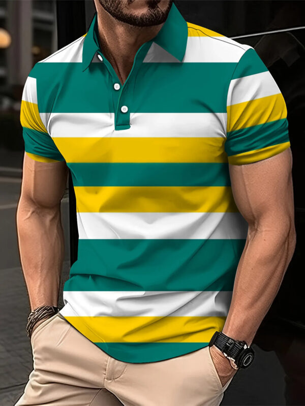 Fashion Digital Printing Men's Business Casual Top - Image 7
