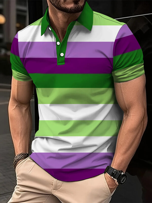 Fashion Digital Printing Men's Business Casual Top - Image 6