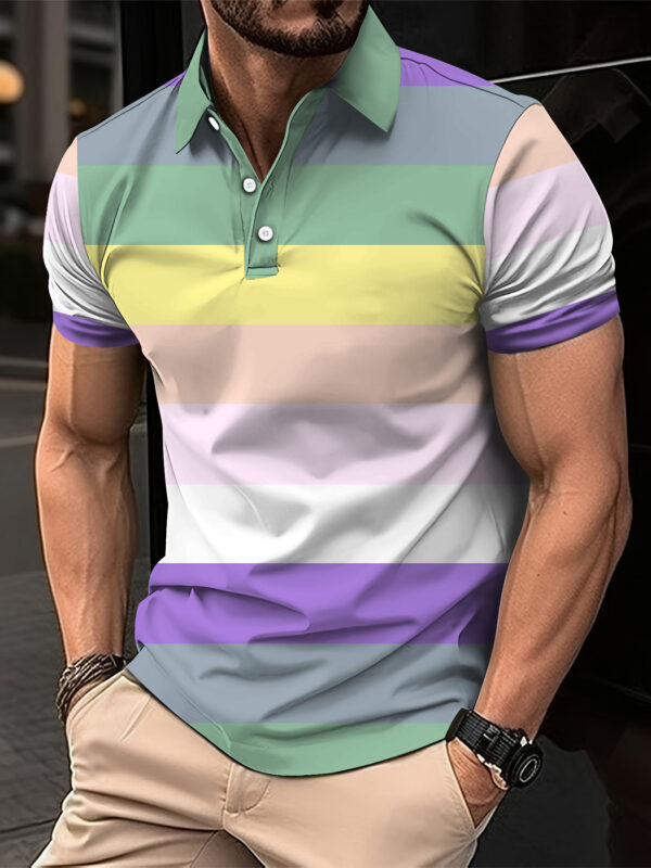 Fashion Digital Printing Men's Business Casual Top - Image 10