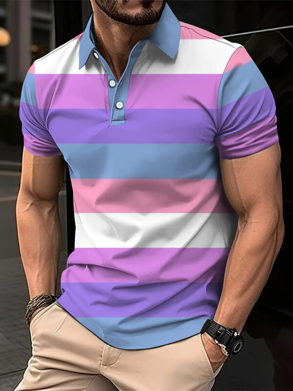 Fashion Digital Printing Men's Business Casual Top - Image 4